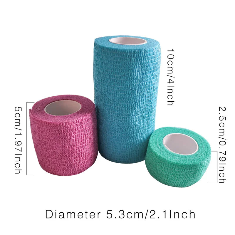 4.5m Athletic Wrap Tape Self Adhesive Elastic Bandage Elastoplast Sports Protector Knee Finger Ankle Shoulder Tattoo Accessories