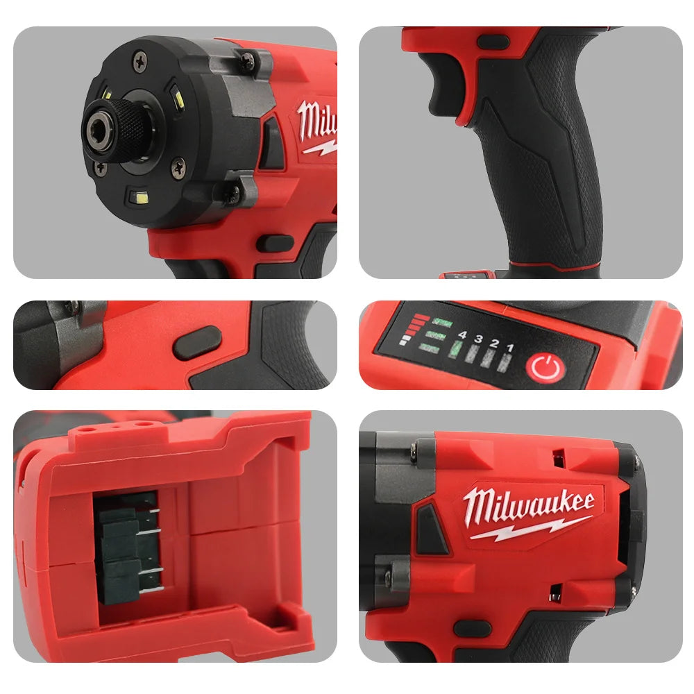 Milwaukee New Quality upgrade multi-fit impact driver long life strong driving force easy to control 20v rechargeable power tool