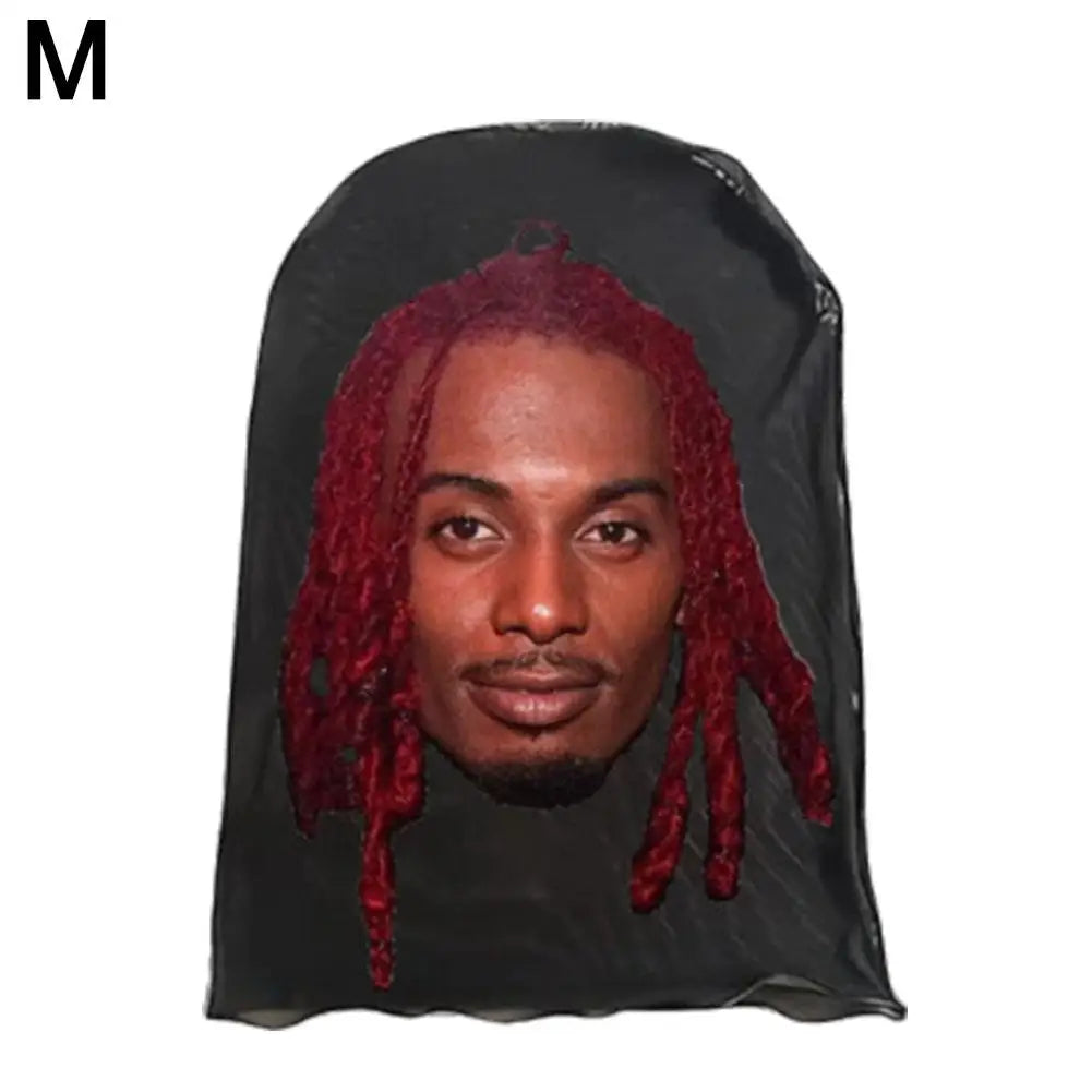 Breathable Mask 3D Printed Elastic Mesh Full Face Mask For Men Women Cosplay Headwear Funny Fashion Balaclava Hood Hat Props