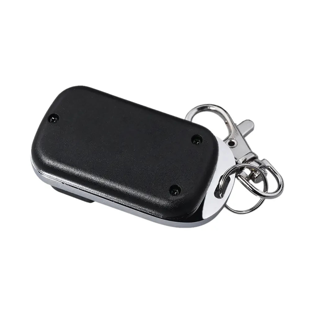 Garage Metal Remote 433MHz Universal 4 Buttons Garage Door Opener Remote Control Clone Fixed Learning Rolling Code Duplicator