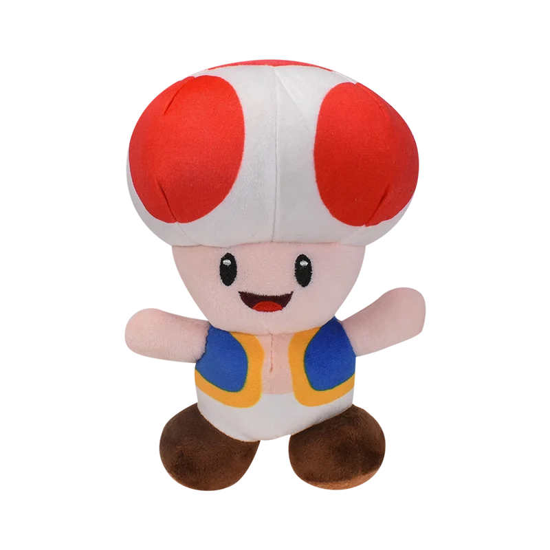 Yellow Blue Red Green Toad Toadette Mushroom Mario Bros Plush Toys Stuffed Doll Soft Toys Birthday Gift For Kids