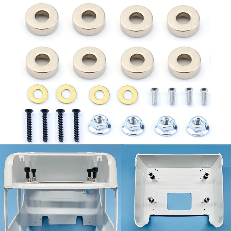8pcs High Roof Magnetic Attraction Modification Kit for 1/14 Tamiya RC Truck SCANIA 770S R730 Volvo FH16XL 750 BENZ 3363 Car