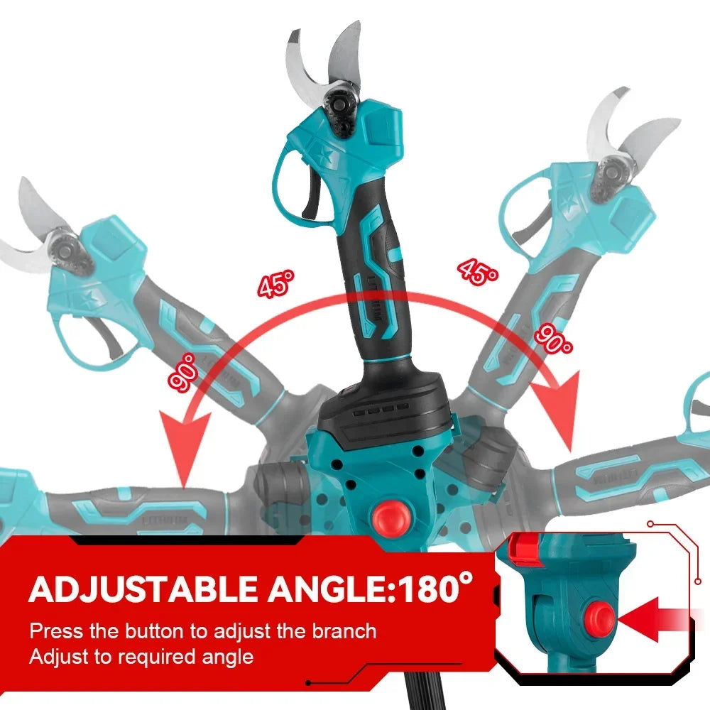 ONEVAN 3 IN 1 Brushless Telescoping Pole Electric Chainsaw 3500W High Branch Scissor Garden Power Tool For Makita 18V Battery