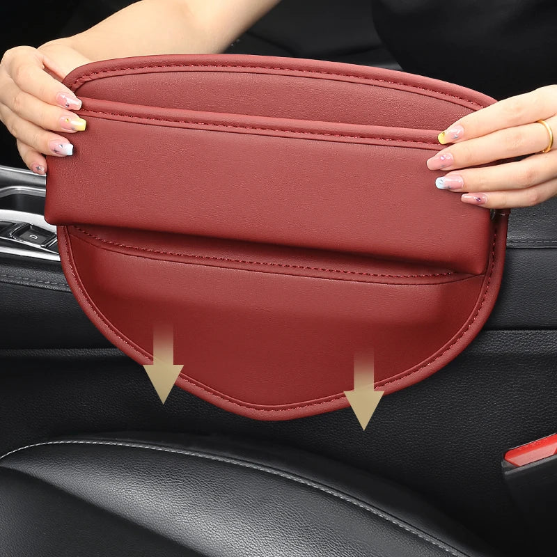 For Volkswagen VW Golf 8 MK8 id4 Skoda Octavia 4 A8 Seat Leon MK4 Cupra Formentor Car Seat Crevice Slot Storage Box Cover Bag