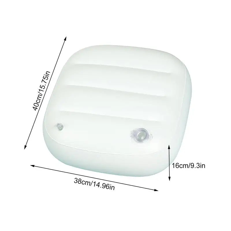 Kayak Inflatable Seat Spa Hot Tub Booster Seat Pad Hot Tub Booster Seat Portable Cool Chair Cushion Waterproof Massage Cushion