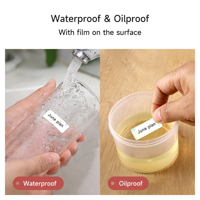 Niimbot D11 D110 D101 Label Paper Sticker self-adhesive Waterproof White Labels For Niimbot D110 Printer