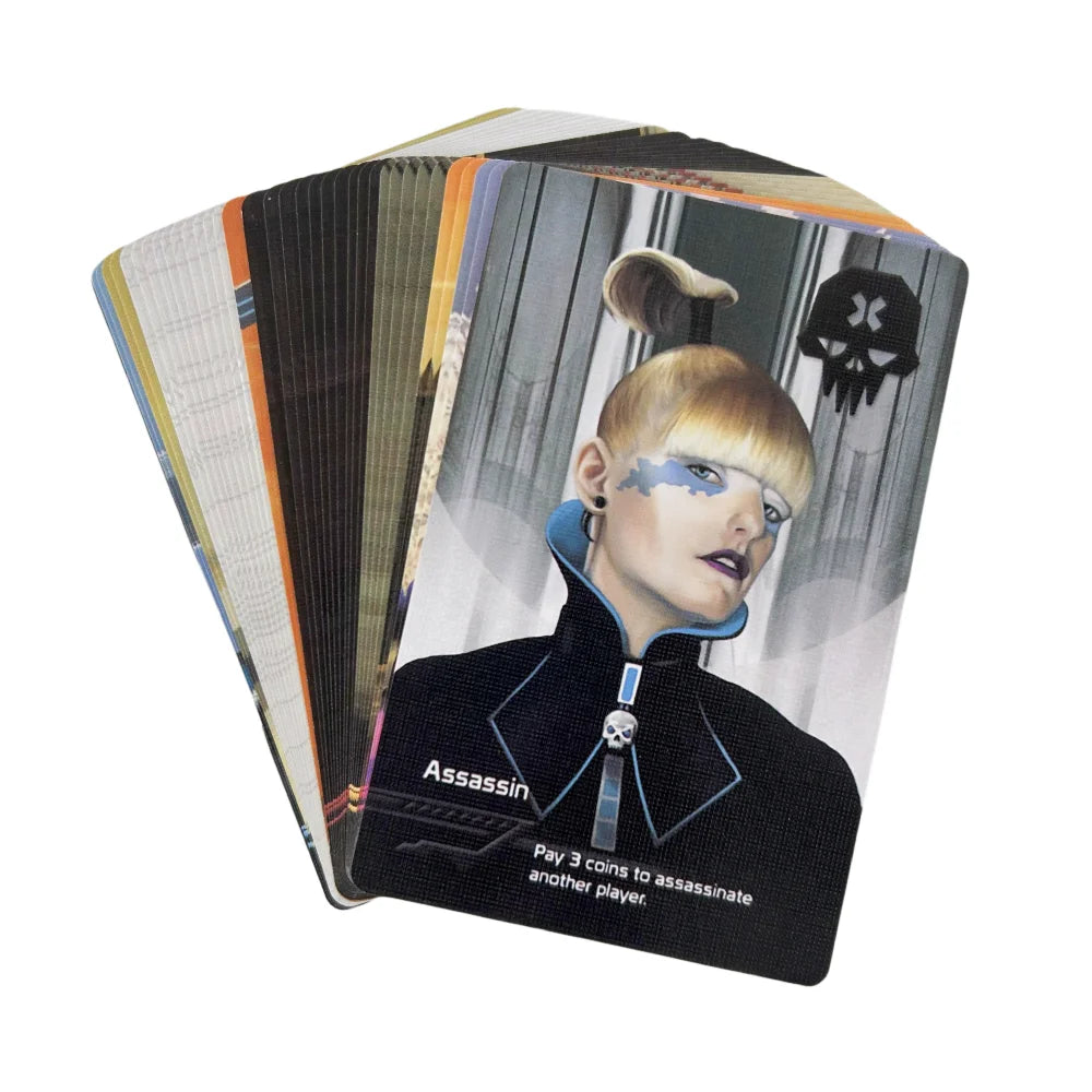 English Coup Holding Resistance Mission Board Game Card