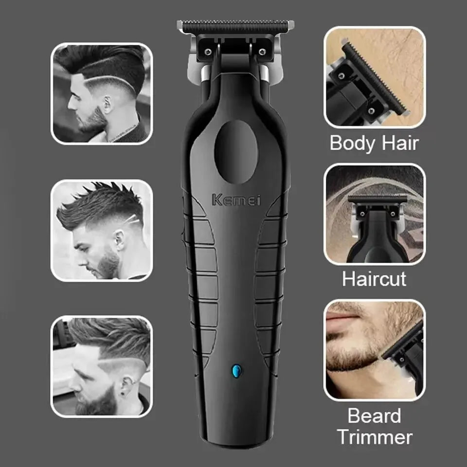 Kemei Men's Cordless Hair Clipper USB Rechargeable Electric Hair Clipper km032 Trimmer Electric Hair Cutting Machine KM-2299