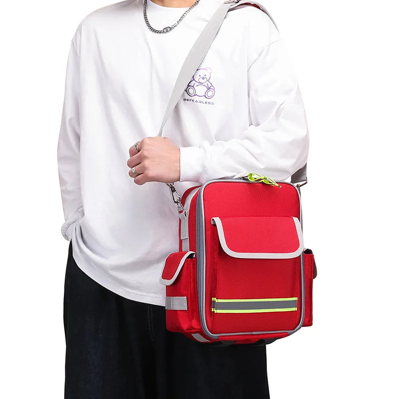 Waterproof Flame-retardant Rescue Empty Medical Bag Large Capacity Flood Relief Emergency Kit Escape Backpack Home First Aid Kit