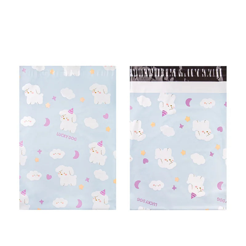 Express Bag Cartoon Lucky Puppy Packing Bag Mail Waterproof Destruction Bag Packaging Bag Color Printing Poly Packing Bag