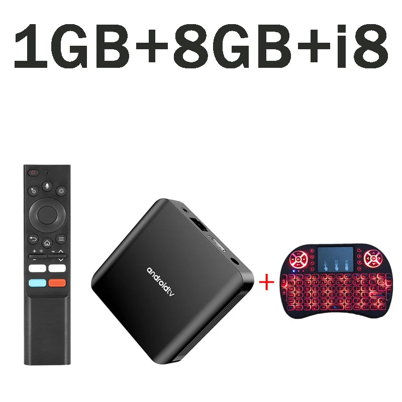 TV Box Android 14 8K TV98 ATV Plus Allwinner H313 Quad Core 5G Dual Wifi BT5.0 Support Smart Voice control Player 4K Set Top Box