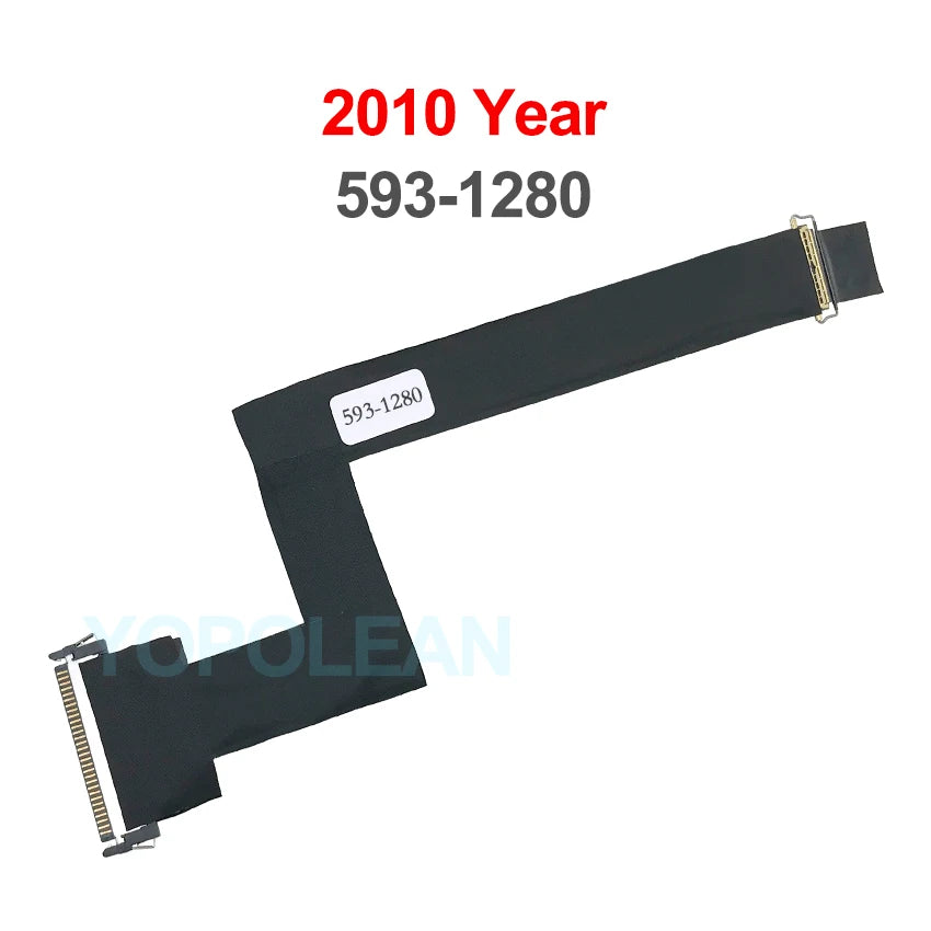 New LCD LED LVDS Cable Screen Flex Cable 593-1280 593-1350 for iMac 21.5" A1311 2010 2011 Year
