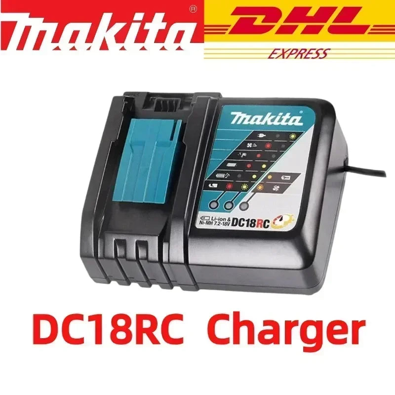 DHL Ship With Charger BL1860 Rechargeable Battery 18V 6.0Ah Lithium Ion for Makita 18v Battery 6Ah BL1850 BL1880 BL1860B LXT400