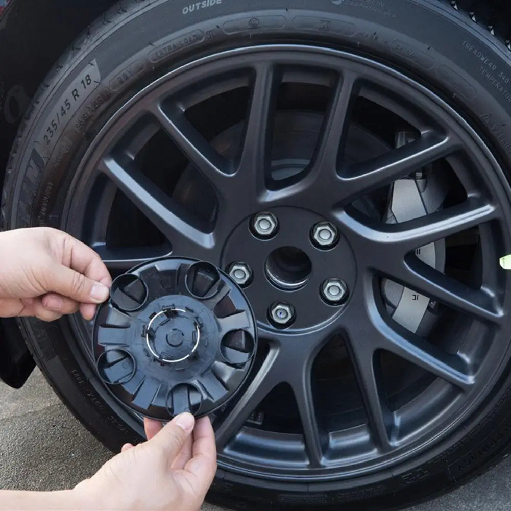 4pcs ABS Hub Center Cover For Tesla Highland 2023-2024 Wheel Center Caps Decorative Cover Modification Accessories