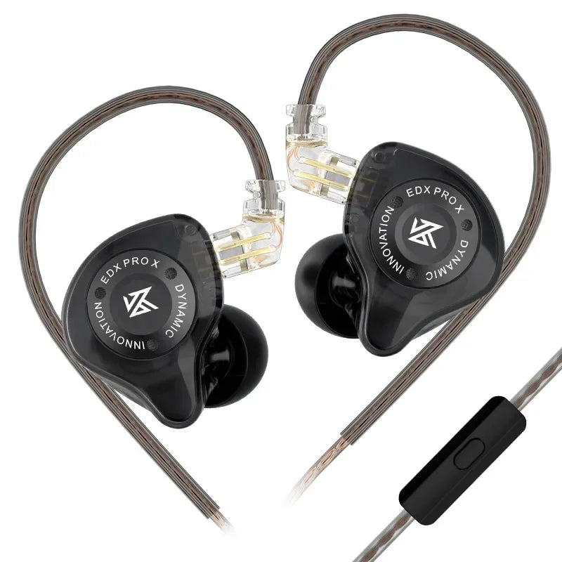 KZ EDX PRO X Dynamic Drive Earphone HIFI Bass Earbud Sport Music Cancelling Headsets KZ EDX PROX ZSTX ZSN PROX EDC EDA ZVX