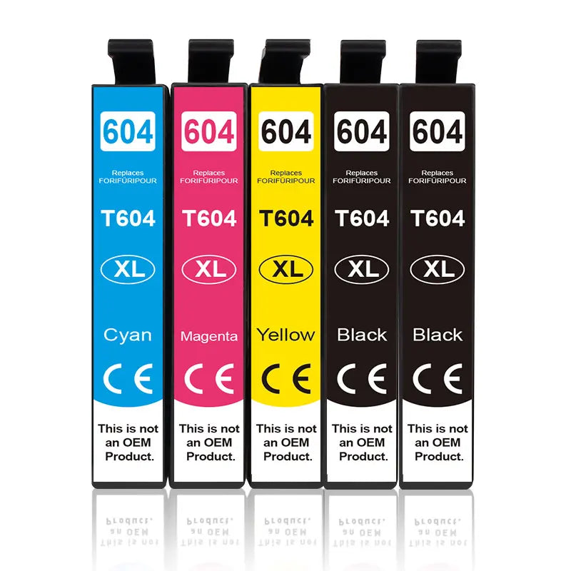 604 Ink Cartridge FULL For Epson T 604XL T604 XL Compatible Cartridges XP 2200 2205 3200 3205 4200 4205 WF 2910 2930 2950Printer