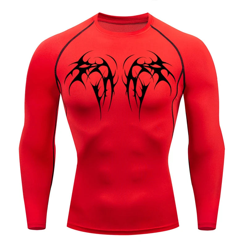 Y2K Men's Turtleneck Compression Shirt Quick Gym Fitness Dry Rash Guard Hight Neck Muscle Athletic Bodybuilding Shirts Cycling