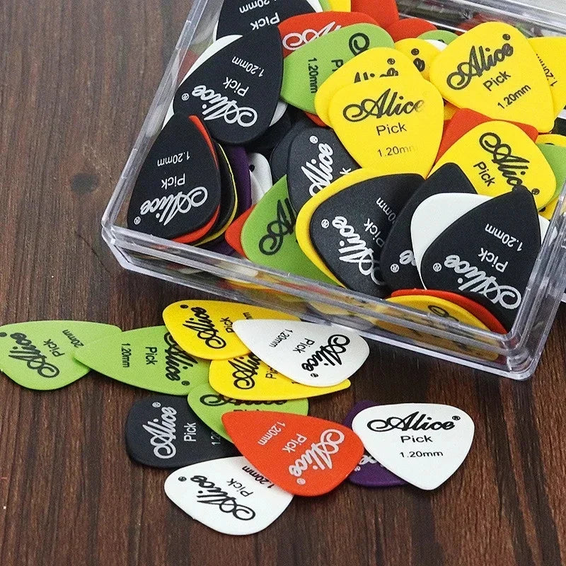 24-50 Pieces Alice Guitar Picks Acoustic Electric Mediator Guitarra Violao Accessories