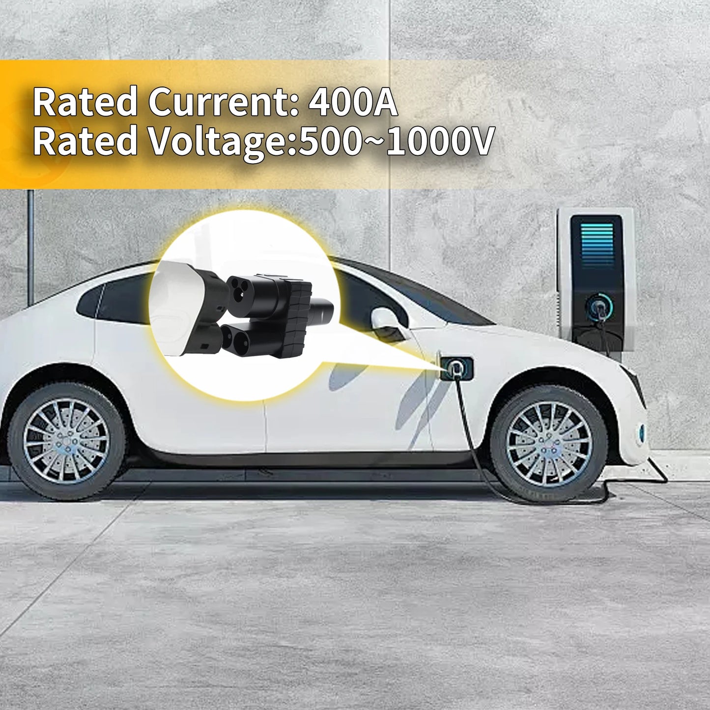 CCS2 to Tesla EV Charging Adapter 250A CCS2 Combo Tesla Convertor for Car Charger CCS2 Tesla Adapterr