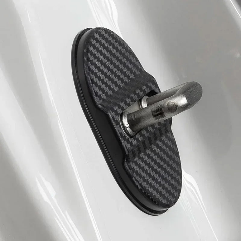 4pcs Car Door Lock Protective Cover Plastic Cushion Anti Rust Sleeve for Car Door Lock Car Accessories