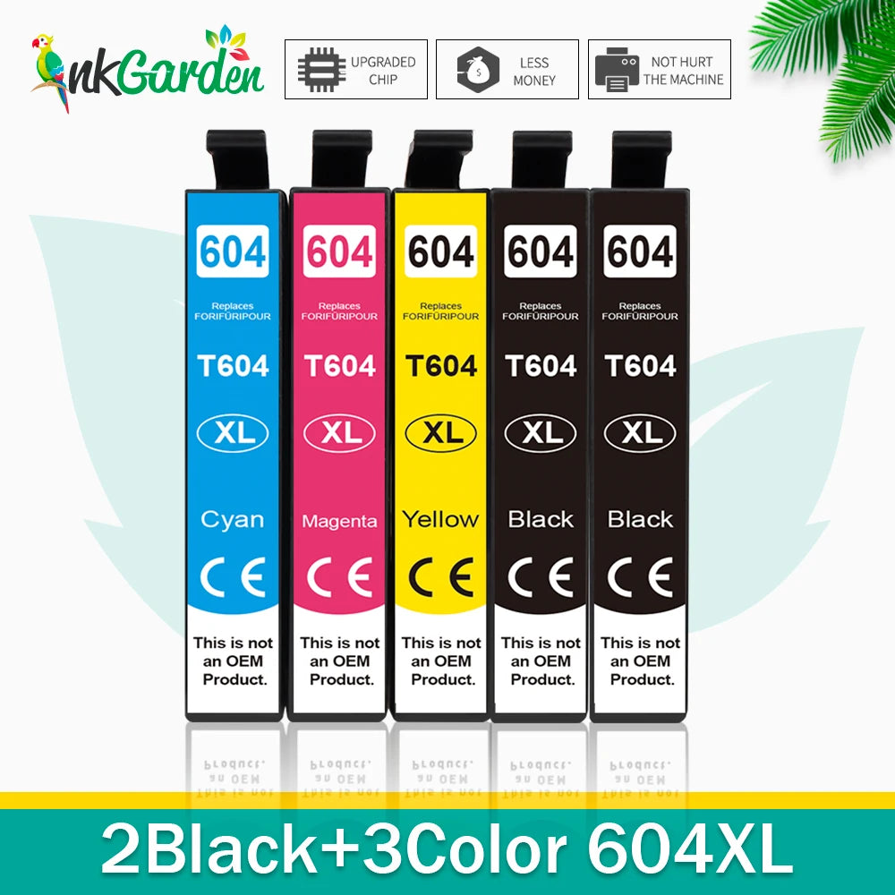 604 Ink Cartridge FULL For Epson T 604XL T604 XL Compatible Cartridges XP 2200 2205 3200 3205 4200 4205 WF 2910 2930 2950Printer