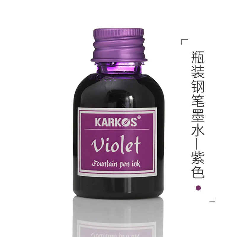 Fountain Pen Ink Bottle 30 ml / Ink-Sac Set, Water Soluble Colorful Replaceable Refill Office School Supplies Student Stationery