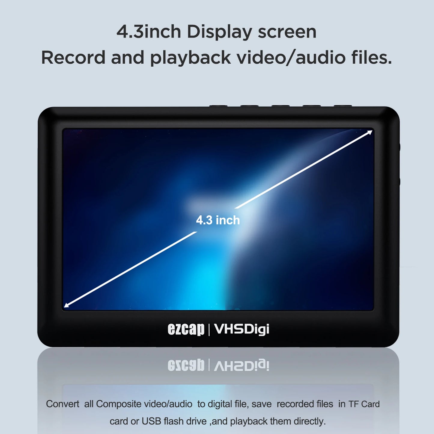 Ezcap 180 AV Recorder Video Audio Capture Box Analog to Digital Converter Record Video from VHS VCR's Camcorder DVD Players