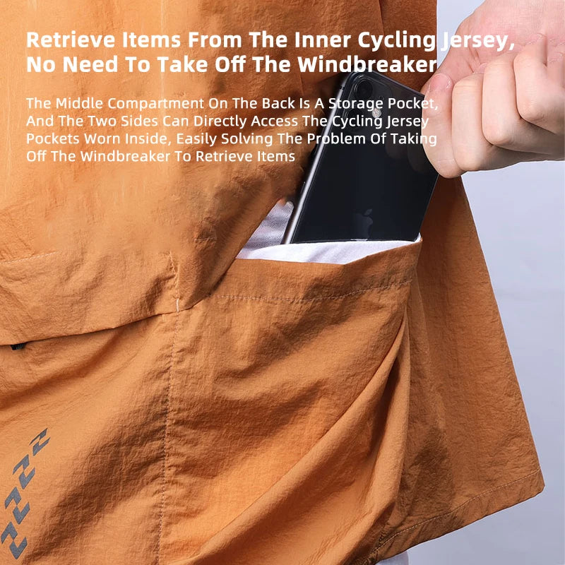 LAMEDA Cycling Vest Men Women Windbreaker Comfortable Breathable Reflective Windproof Lightweight Quick Drying MTB Road Bike Clo
