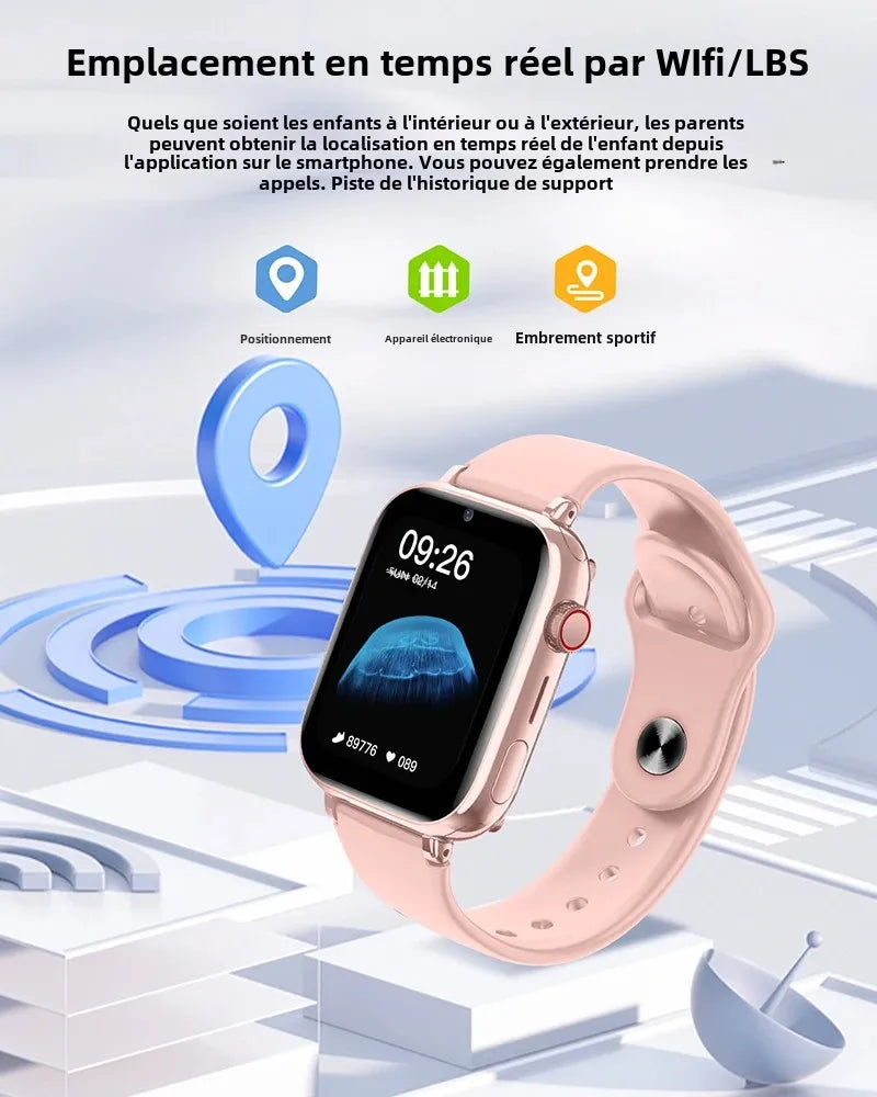 BOALZETD SmartWatch LBS Location SOS Phone Call SIM Card Camera Photo Alarm Clock Children Electronic Watch Gift For Boy Girls