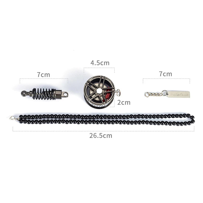 Creative Wheel Hub Brake Shock Absorber Car Pendant Up-market Customization Car Interior Ornaments Accessories