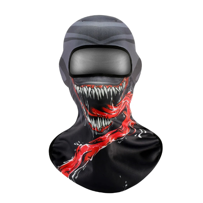KUPOSS Funny Balacalava Summer Sun Protection Motorcycle Full Face Mask High Elasticity Breathable Quick Drying Headgear