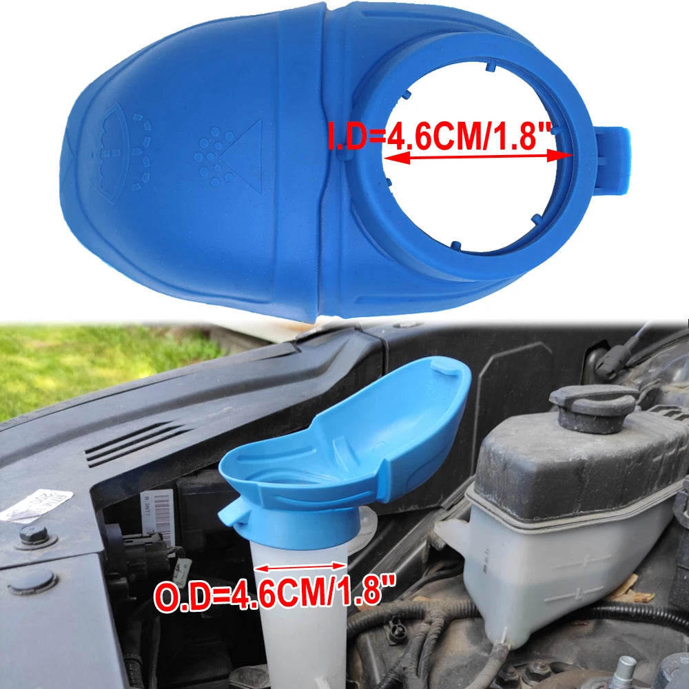 For Skoda Fabia 6Y 5J NJ 1999 - 2021 Octavia 1U 1Z Rapid NH Roomster Superb Yeti Wiper Washer Fluid Reservoir Tank Cover Cap Lid