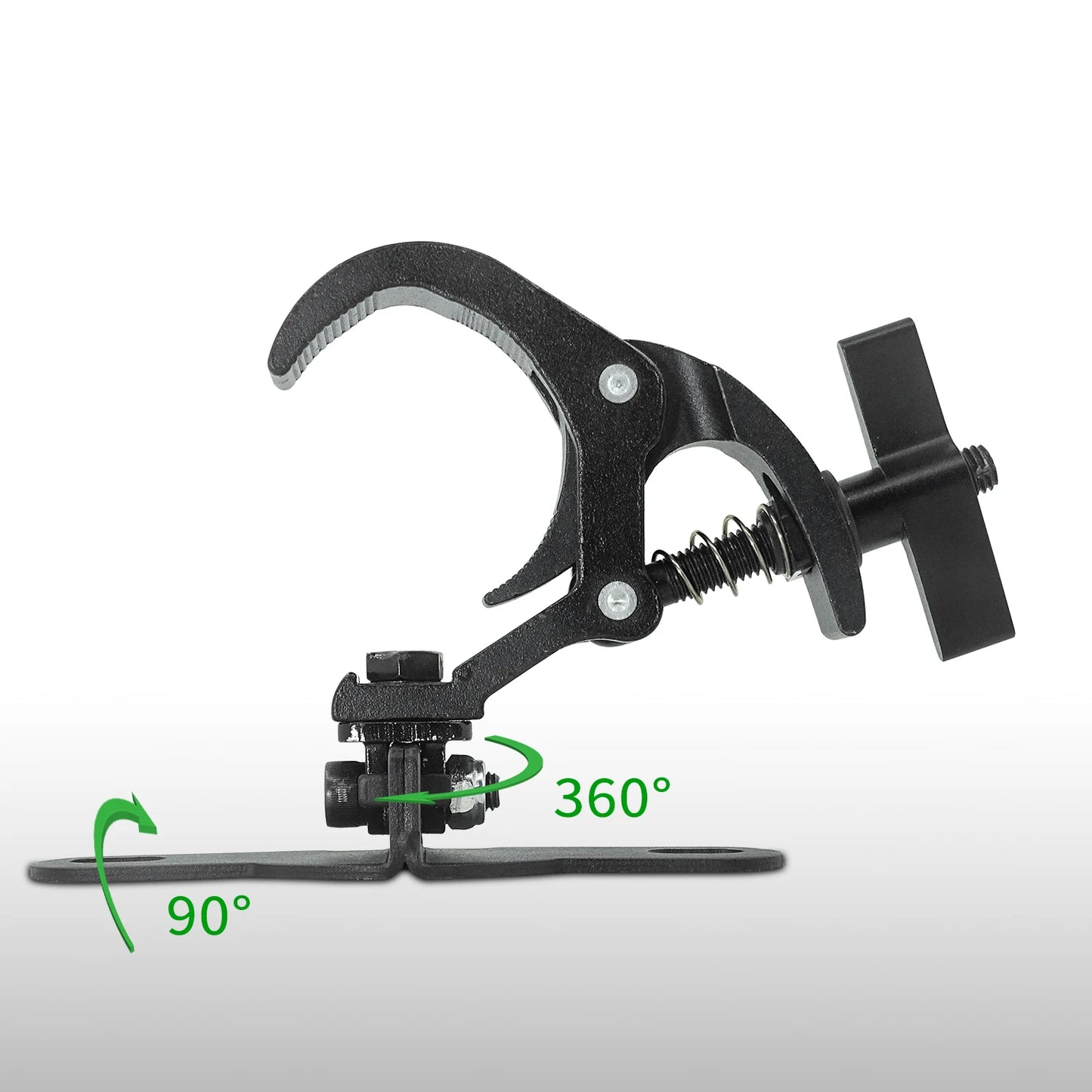 A PairAluminum Light Hook LED Moving Head Light Hook Stage Light Truss Clip Folding Spring Hook Lighting Hook