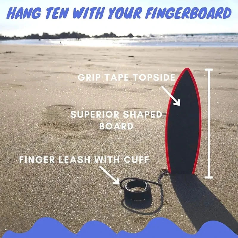 Mini finger surfing cool fingertip skateboard, children's toy thumb skateboard, air surfboard fingertips