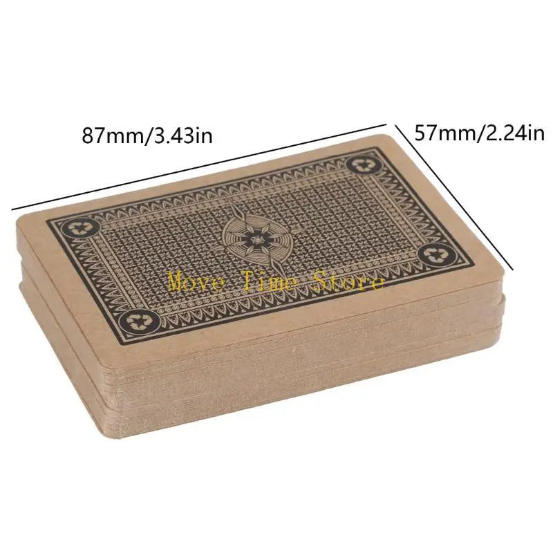 92ME 54 Sheet Classical Pattern Simple Packed Paper Playing Cards Deck Magical Tricks Tool Cool Tricks Card Game