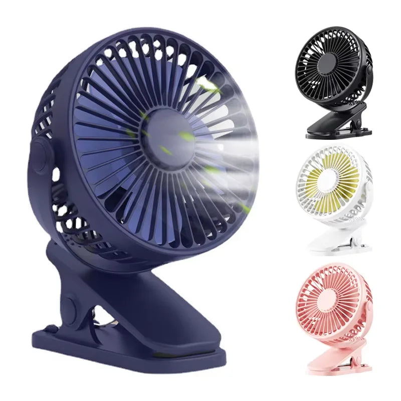 Rotating outdoor camping student dormitory air kitchen high quality fan rechargeable portable electric fan cooler with USB