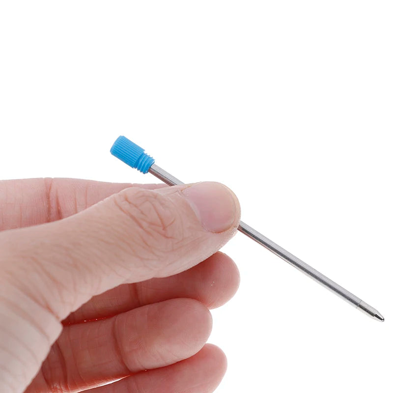 10Pcs 70mm Black/blue Ink Pens Refill Ballpoint Replace For Element Crystal Pen