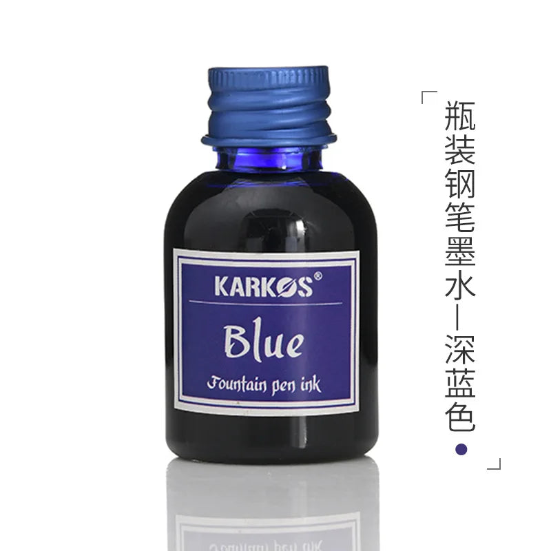 Fountain Pen Ink Bottle 30 ml / Ink-Sac Set, Water Soluble Colorful Replaceable Refill Office School Supplies Student Stationery