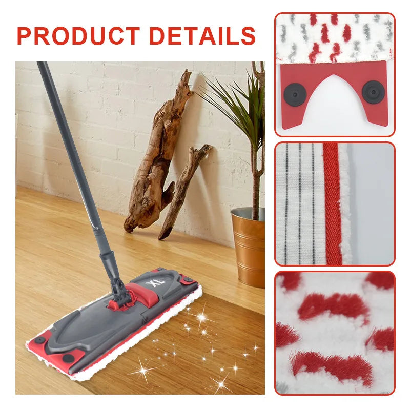 XL Washable Mop Cloth Accessories For Vileda UltraMax Steam Cleaner Microfibre Floor Mop Pads Flat Quick Drying Machine Parts