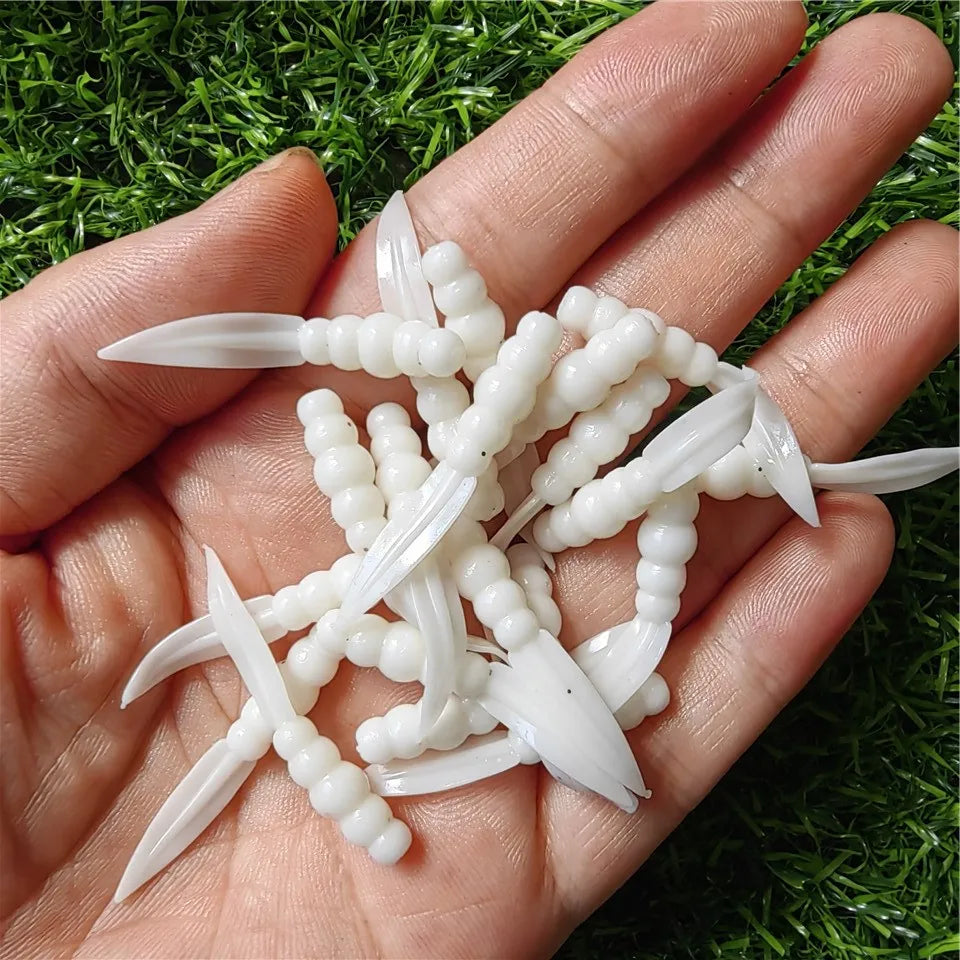 MUKUN Wobblers mini Ocean Rock Fishing Soft Lures Rubber Soft Baits 3.5cm 0.3g Soft Worm Artificial Baits Bass Silicone Fish