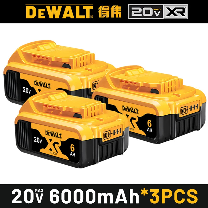 Original DEWALT battery,20V,,6AH, rechargeable lithium-ion battery, DCB115, DCB118,,Dewalt tool battery, dewalt ,DCB1104 charger