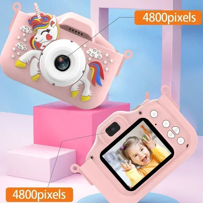 Children Camera 1080P HD Toddler Digital Video Camera 2.0-inch Kids Camera with Silicone Cases Toys for Christmas Birthday Gifts