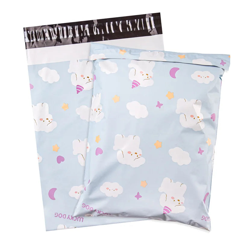 Express Bag Cartoon Lucky Puppy Packing Bag Mail Waterproof Destruction Bag Packaging Bag Color Printing Poly Packing Bag