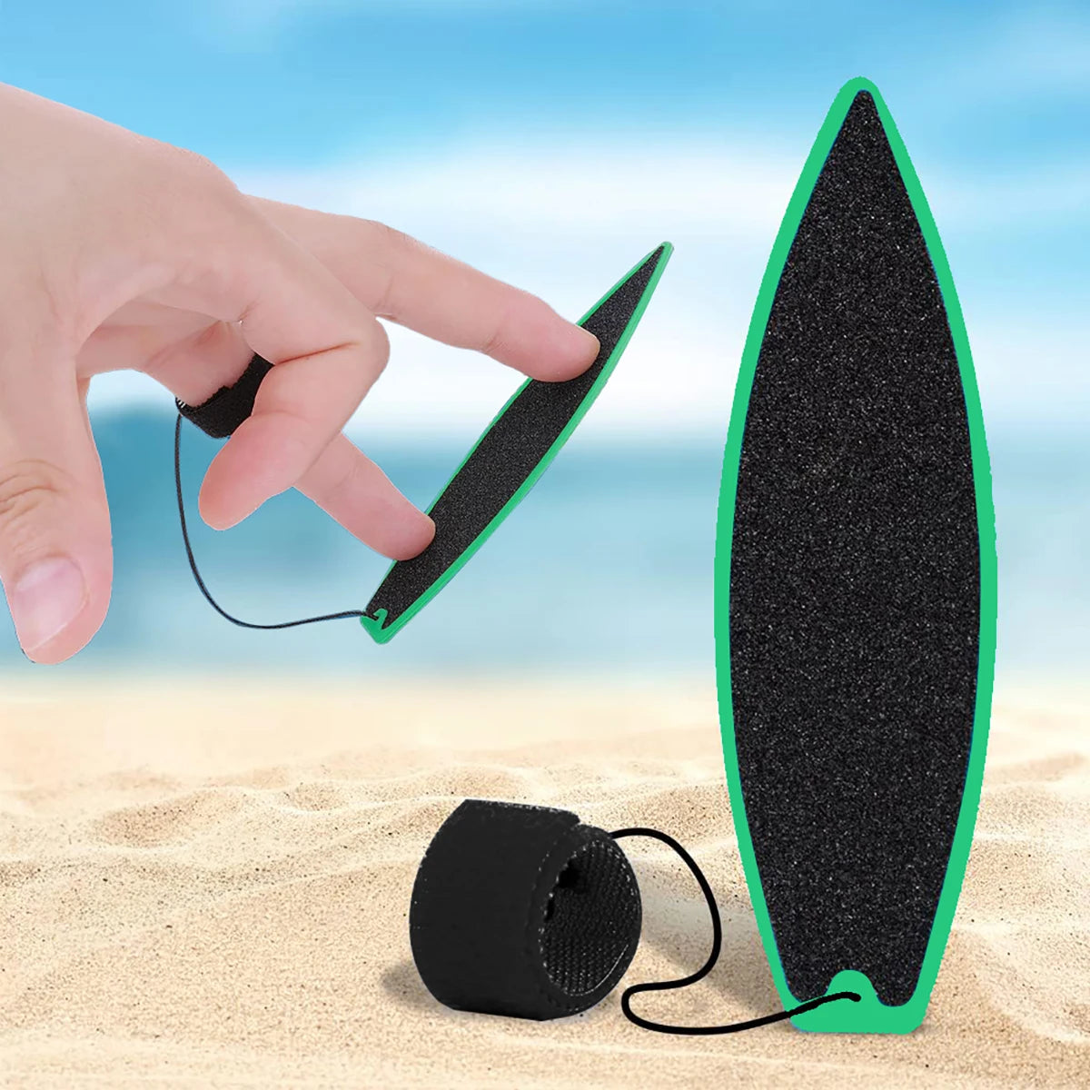 Mini finger surfing cool fingertip skateboard, children's toy thumb skateboard, air surfboard fingertips