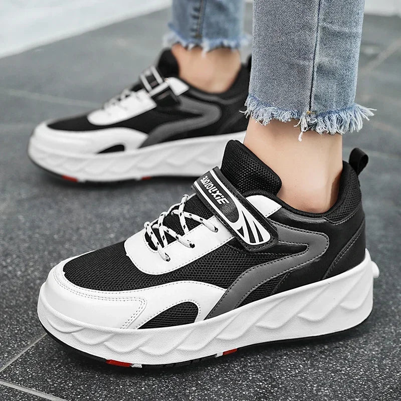 Quad Wheel Skates Adult Shoes Student Transformer Wheel Boys Girls Kids Sports Roller Skates Transformer Shoes