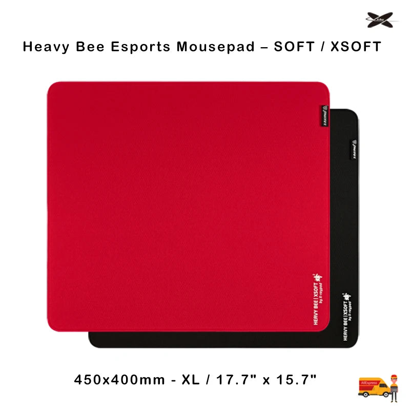 450x400x4mm X-Raypad Unique Heavy Bee Esports Mousepad – SOFT / XSOFT