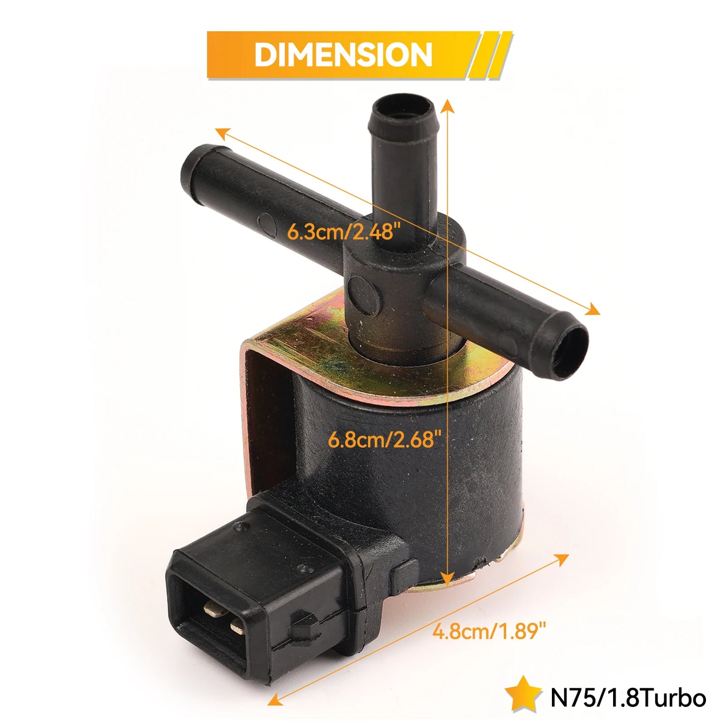 N75 1.8t Turbo Charger Boost Pressure Solenoid Valve For VW Passat B5 MK4 Jetta Golf Audi A3 A4 S4 TT Seat 058906283C 058906283E