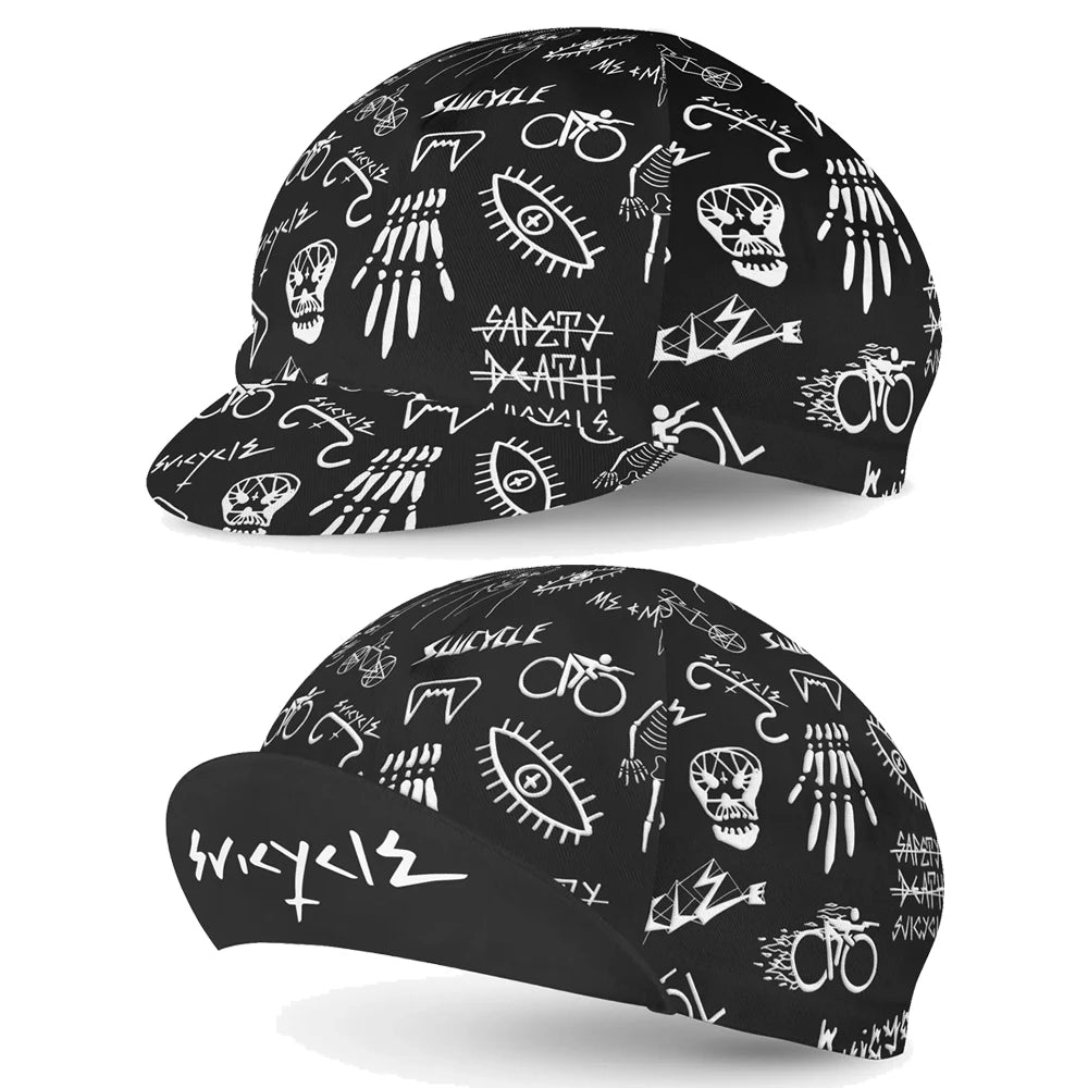 Suicycle Metalfingers Cycling Cap Color Ride Headwear Ltaly Flag Bike Hat One Size Fits Most