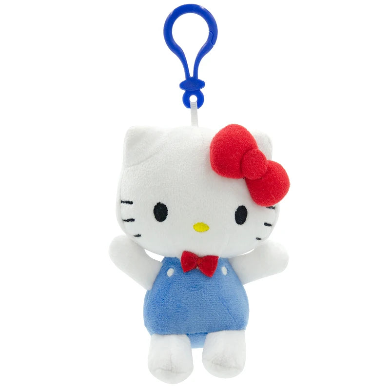 Sanrio Hello Kitty Melody Kuromi Cinnamoroll Plush Toy Backpack Pendant Cartoon & Cute Doll keyring Children's Toy Birthday Gift