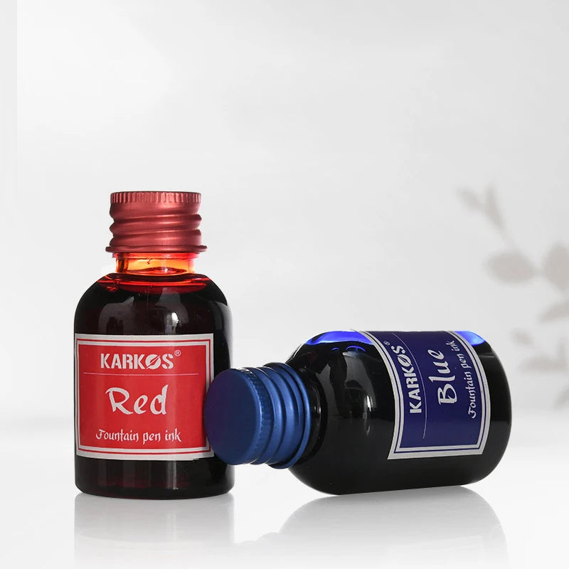 Fountain Pen Ink Bottle 30 ml / Ink-Sac Set, Water Soluble Colorful Replaceable Refill Office School Supplies Student Stationery